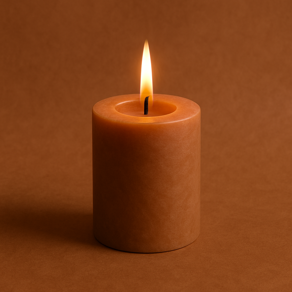 orange candle